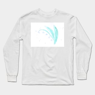 flowers, floral, gift, spring, summer, watercolor, illustration, painting, art, good mood, plant, lily of the valley Long Sleeve T-Shirt